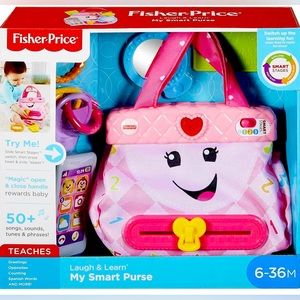 Fisher-Price Smart Purse w/ Lights & Educational Content for Baby & Toddler